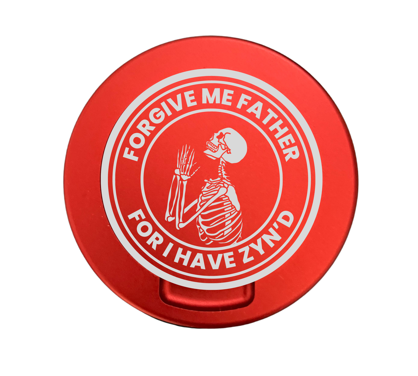 Forgive Me Father For I Have Zyn'd - Engraved Metal Zyn Tin - Metal Zyn Can
