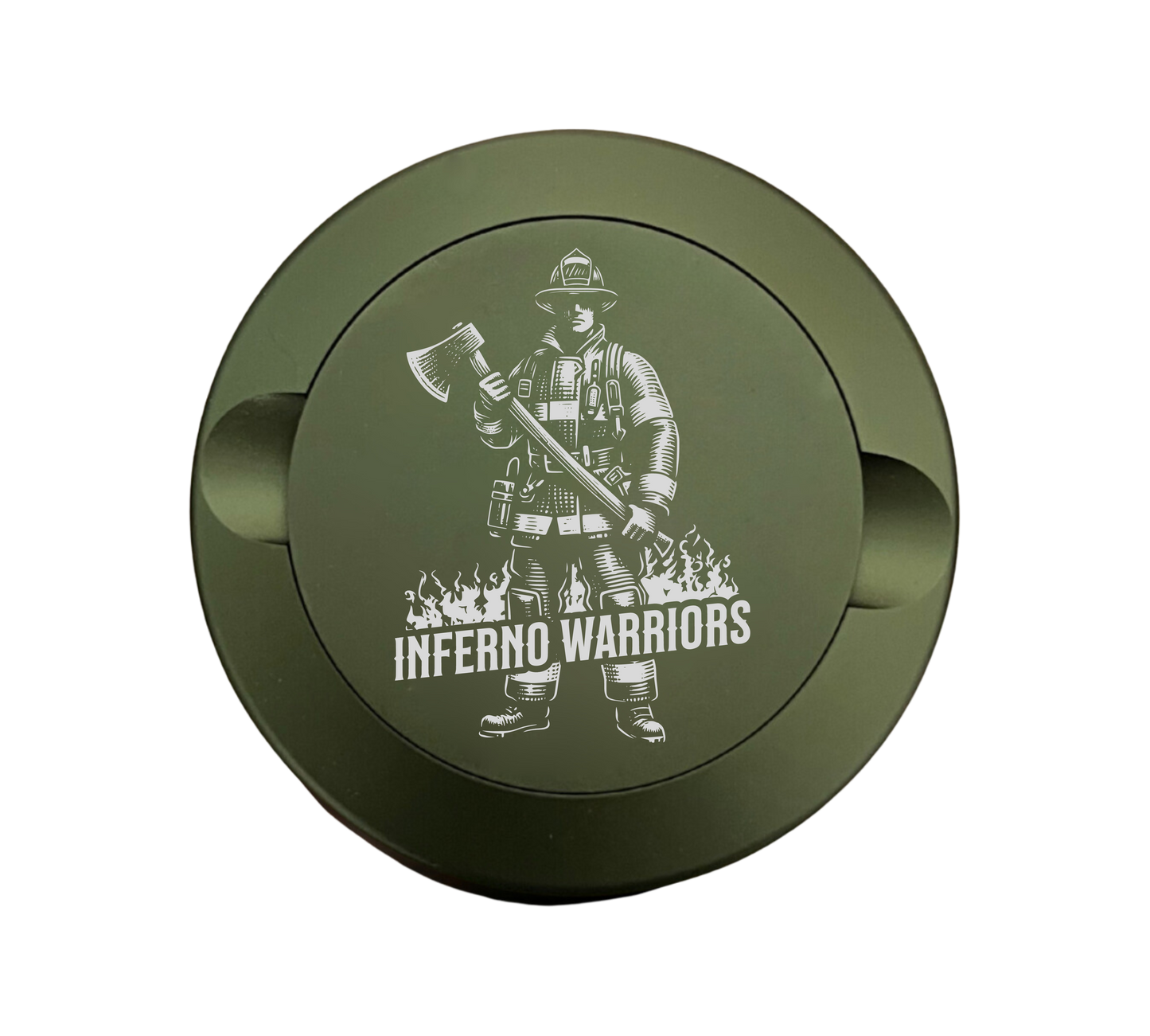 Inferno Warriors - Engraved Metal Zyn Tin - Metal Zyn Can