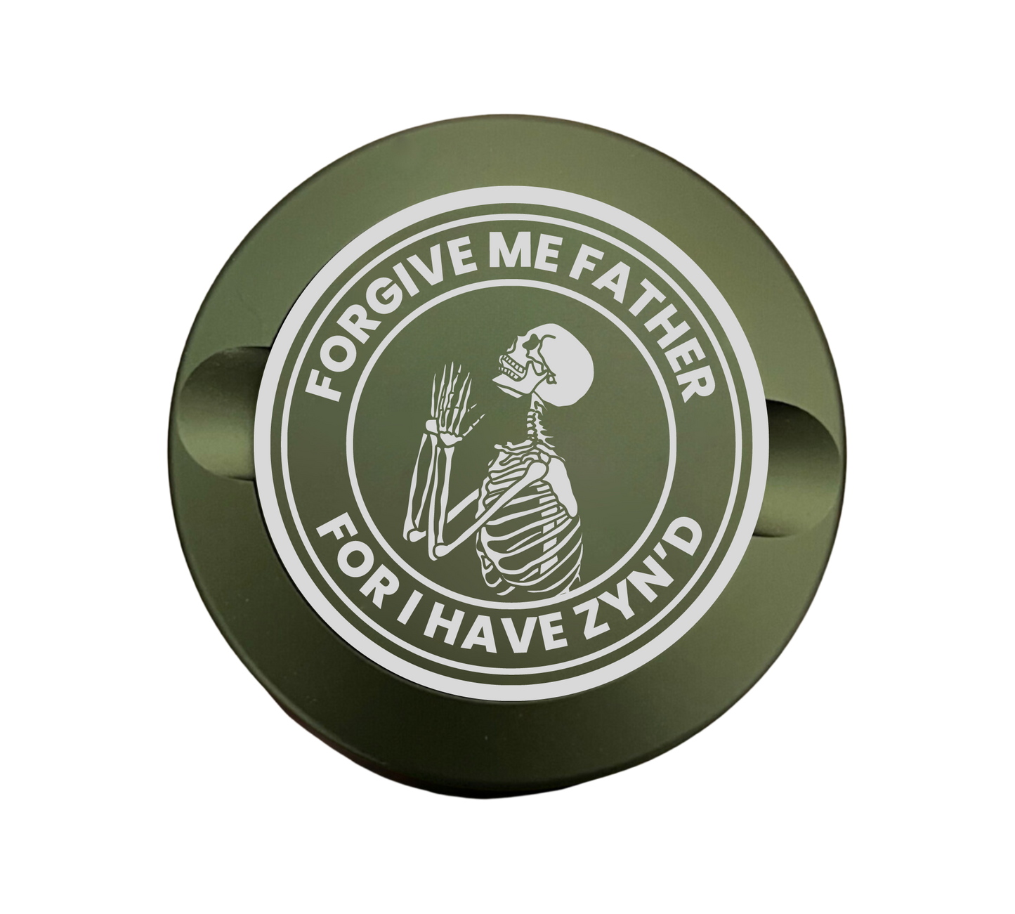 Forgive Me Father For I Have Zyn'd - Engraved Metal Zyn Tin - Metal Zyn Can