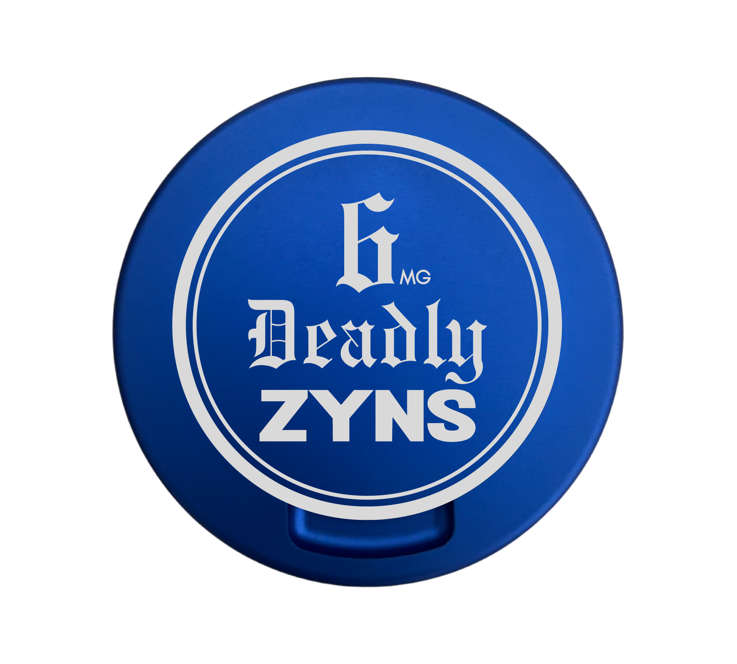 6 Deadly Zyns - Engraved Metal Zyn Tin - Metal Zyn Can