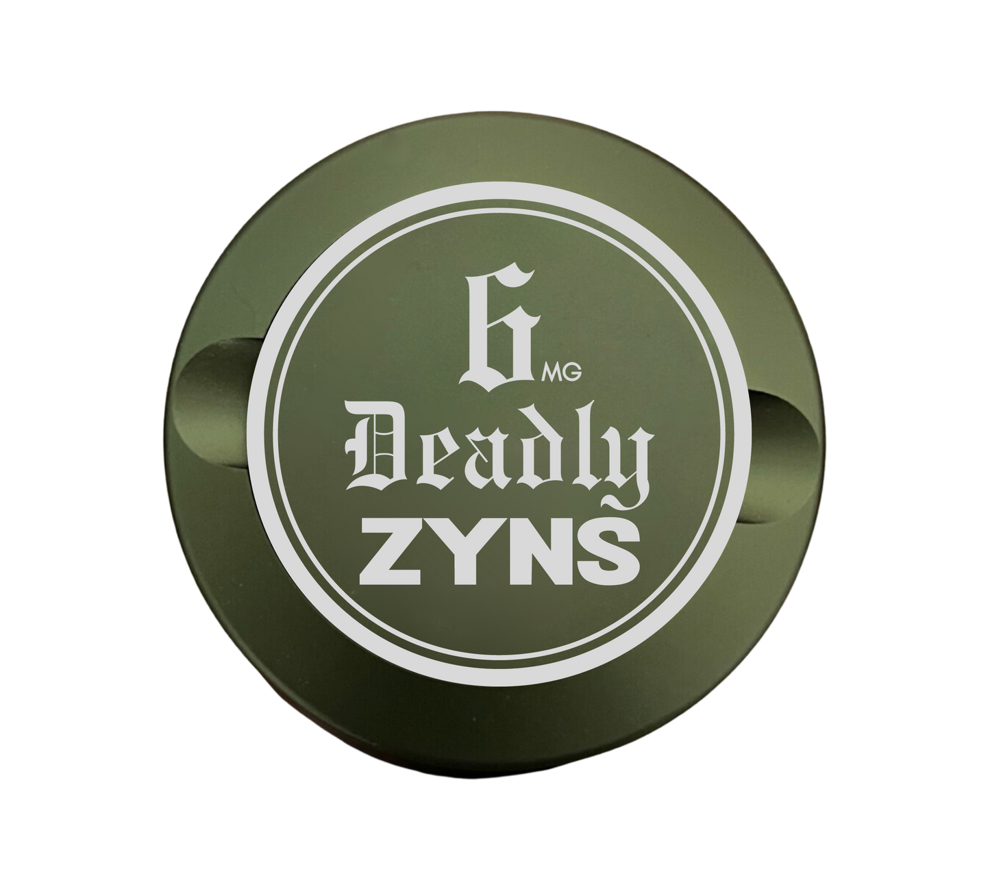6 Deadly Zyns - Engraved Metal Zyn Tin - Metal Zyn Can
