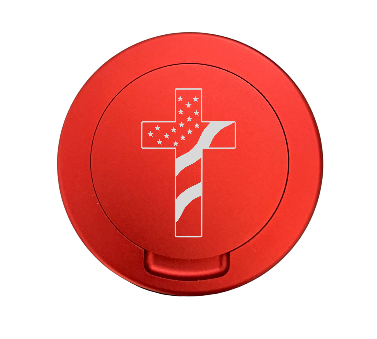 Freedom Cross - Engraved Metal Zyn Tin - Metal Zyn Can