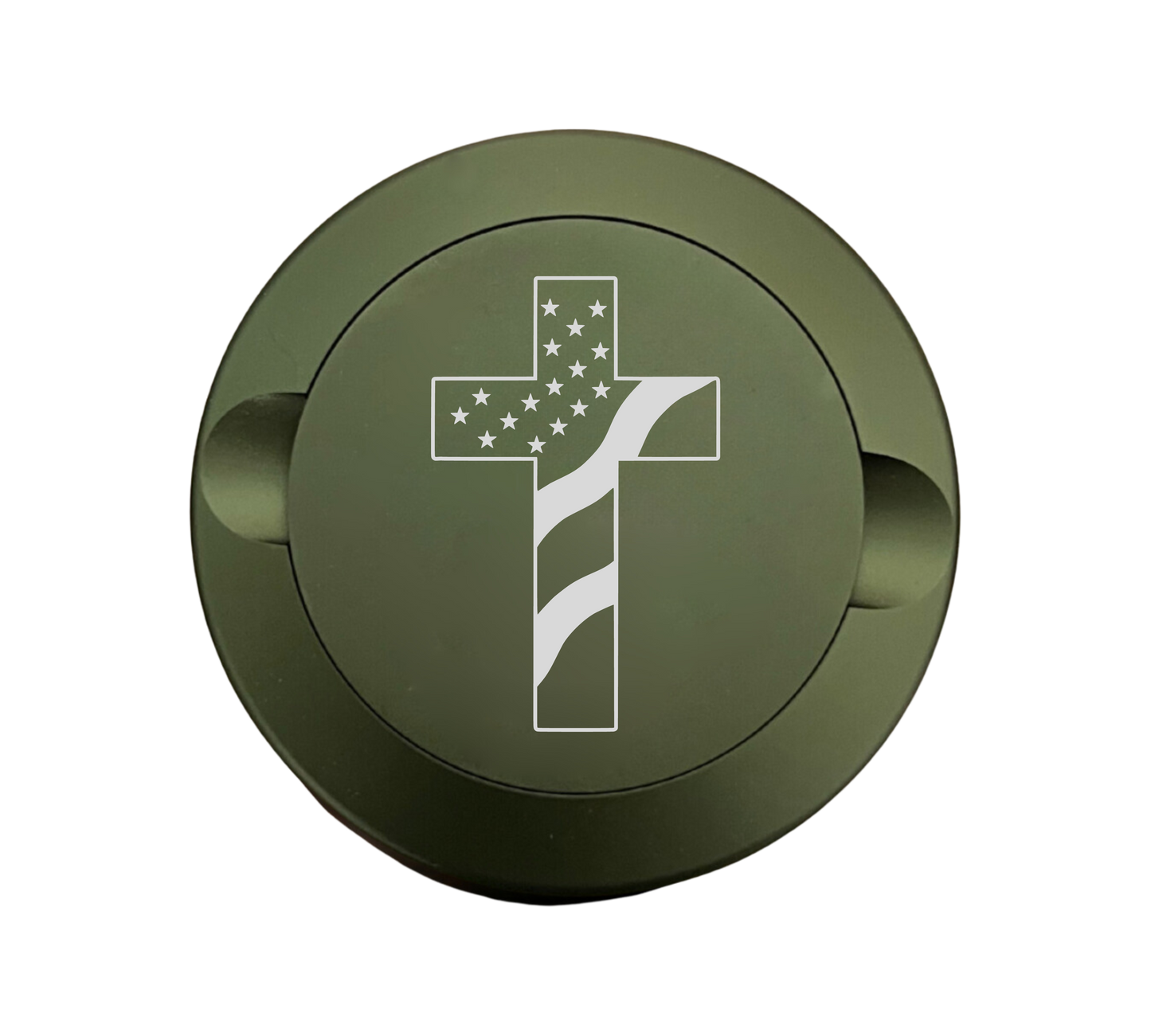 Freedom Cross - Engraved Metal Zyn Tin - Metal Zyn Can