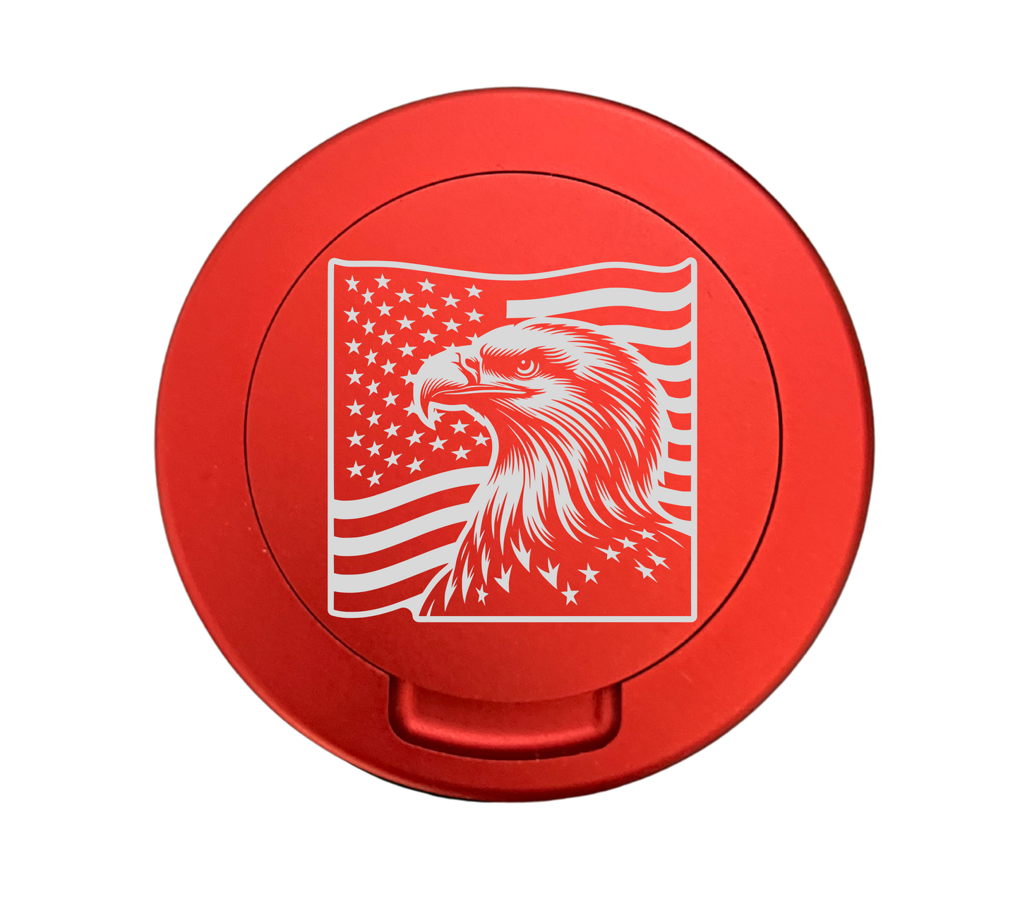 Patriotic Eagle Flag - Engraved Metal Zyn Tin - Metal Zyn Ca